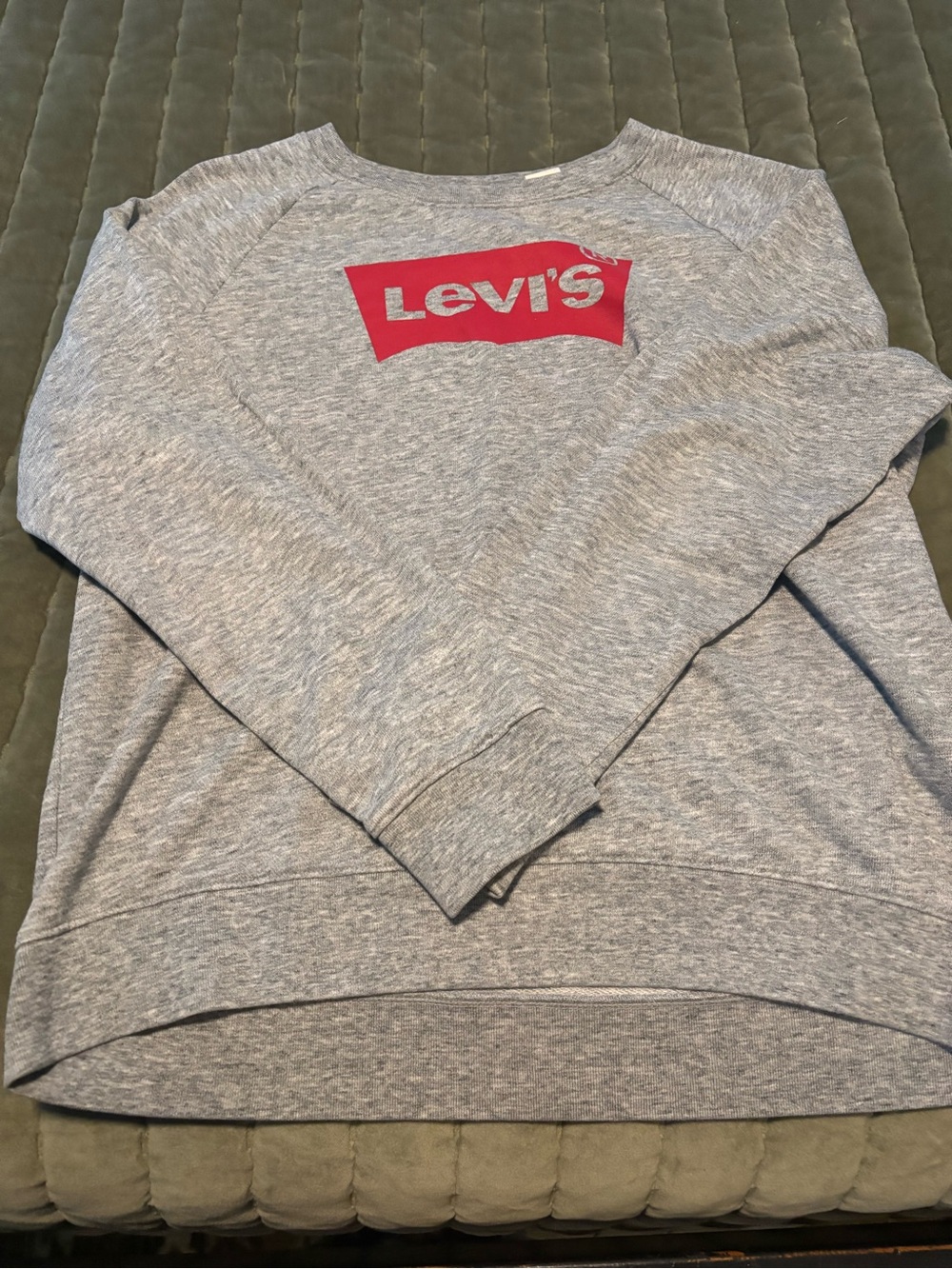 Vintage Levi's Gray Pullover with Red Logo